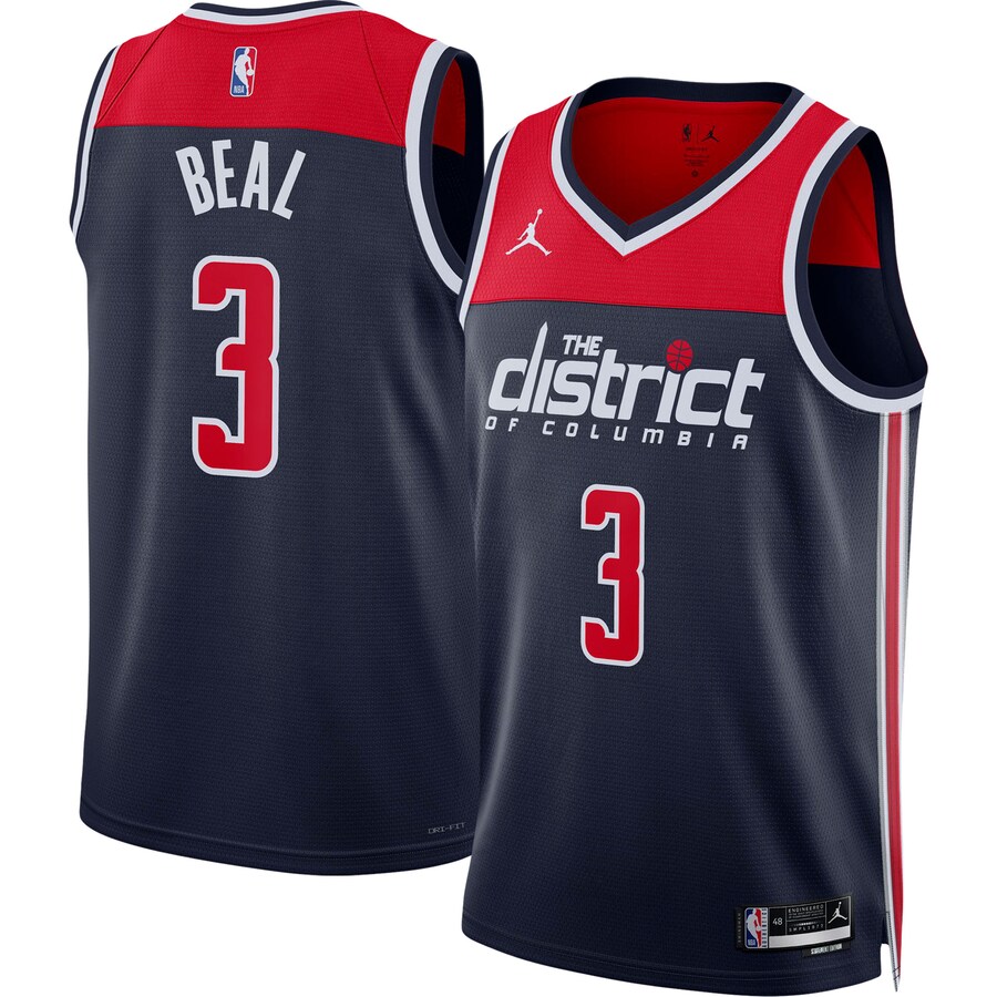 Unisex Washington Wizards Bradley Beal Jordan Brand Navy Swingman Jersey - Statement Edition - Puhuasuan