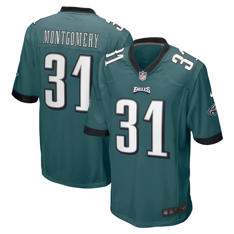Men's Philadelphia Eagles Wilbert Montgomery Nike Midnight Green Retired Player Jersey - Puhuasuan