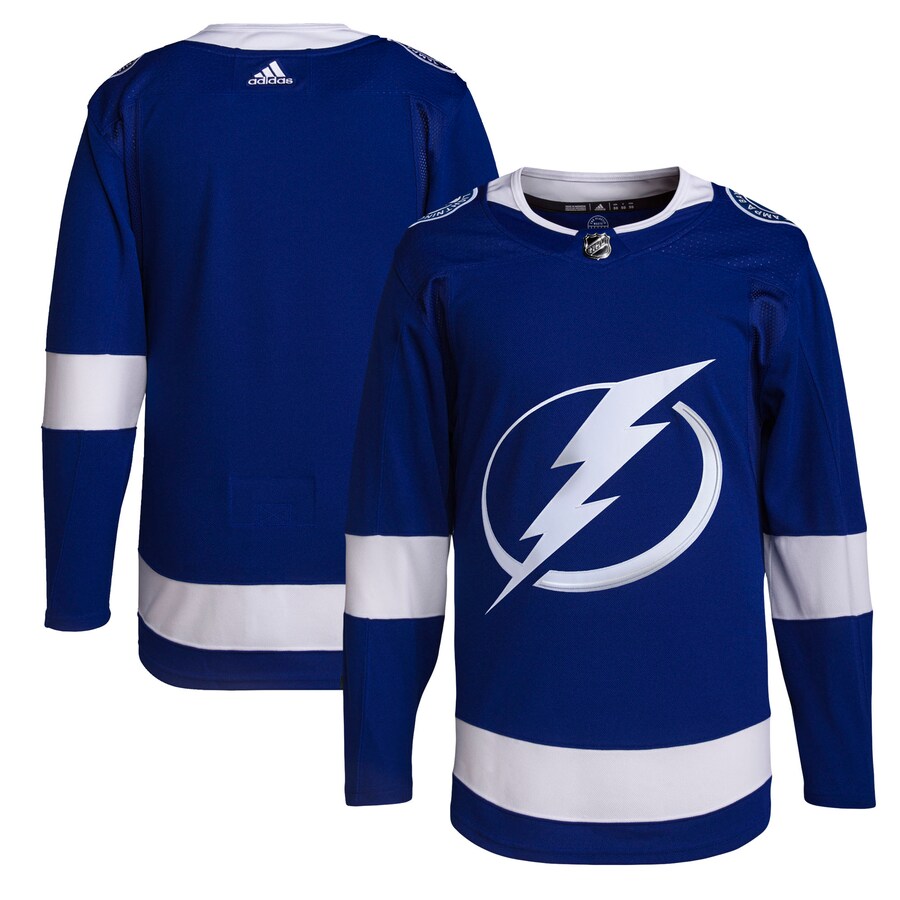 Men's Tampa Bay Lightning adidas Royal Home Primegreen Authentic Pro Jersey - Puhuasuan