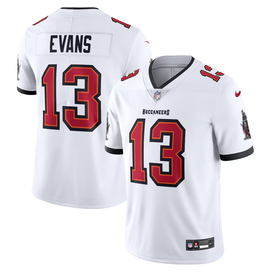 Men's Tampa Bay Buccaneers Mike Evans Nike White Vapor Untouchable Limited Jersey - Puhuasuan