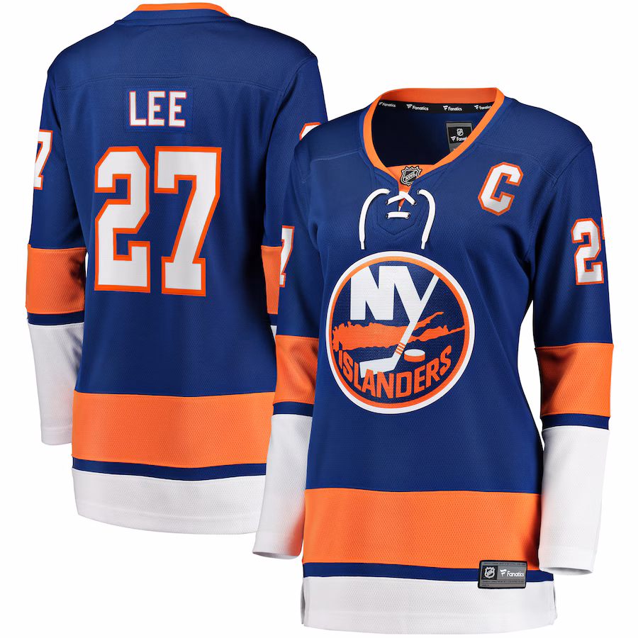 Women's New York Islanders Anders Lee Fanatics Royal Home Captain Patch Breakaway Player Jersey - Puhuasuan
