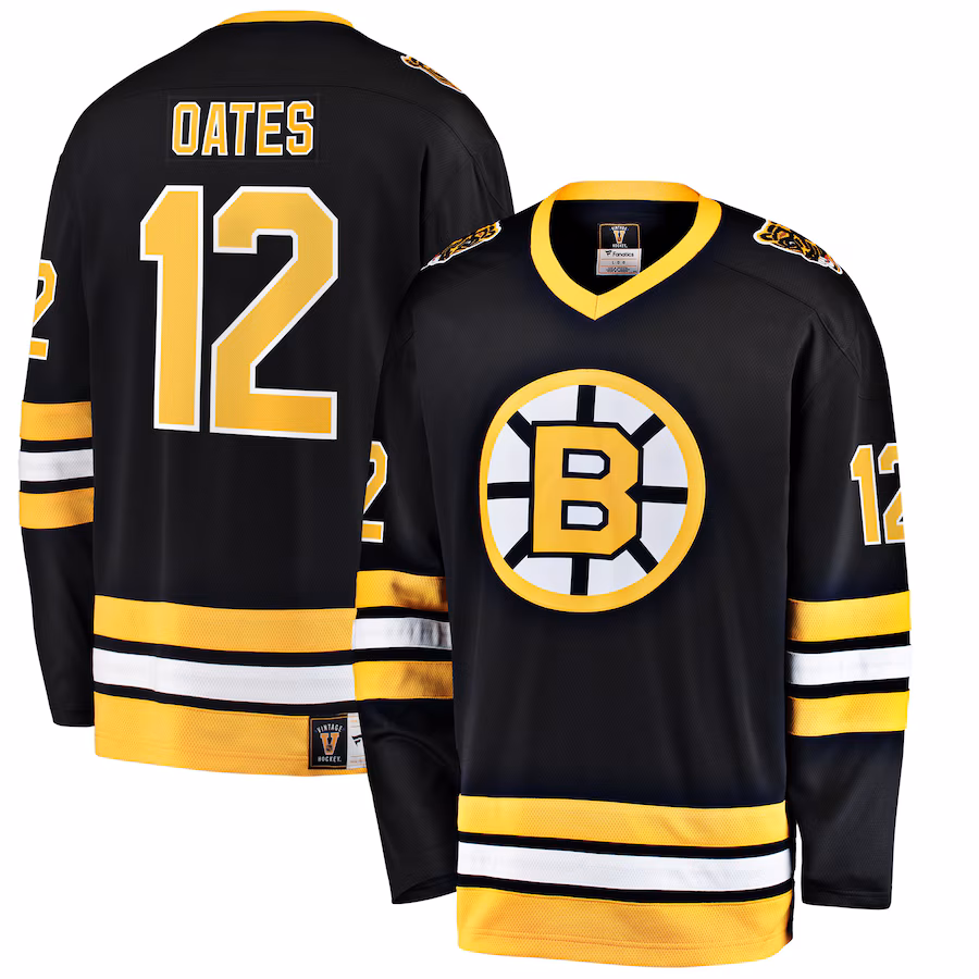 Men's Boston Bruins Adam Oates Fanatics Black Premier Breakaway Retired Player Jersey - Puhuasuan