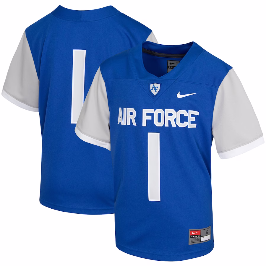 #1 Air Force Falcons Nike Youth Untouchable Football Jersey - Royal - Puhuasuan