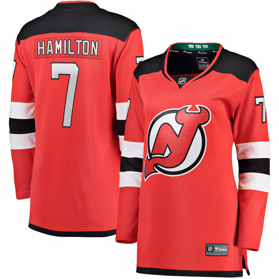Women's New Jersey Devils Dougie Hamilton Fanatics Red Breakaway Player Jersey - Puhuasuan