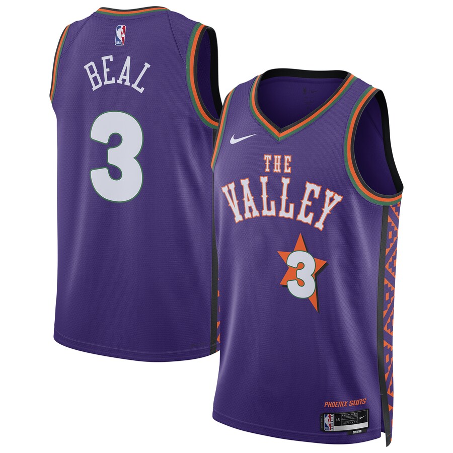 Unisex Phoenix Suns Bradley Beal Nike Purple 2024/25 Swingman Player Jersey - City Edition - Puhuasuan