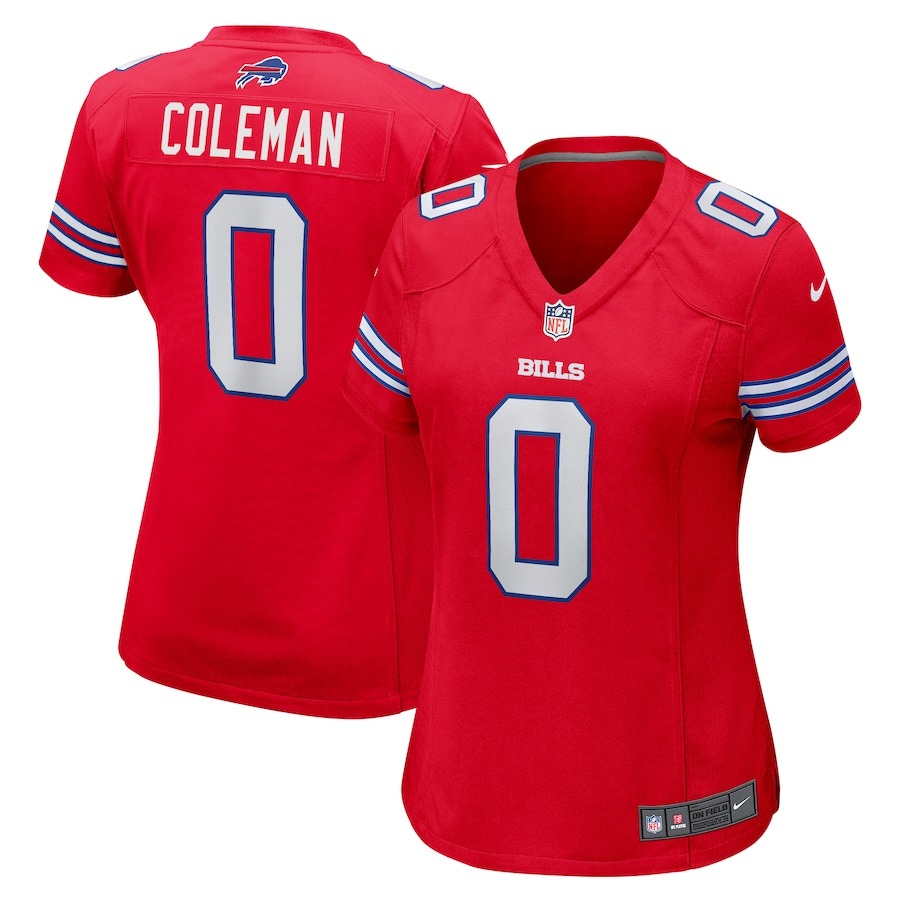 Women's Buffalo Bills Keon Coleman Nike  Red Alternate Game Jersey - Puhuasuan