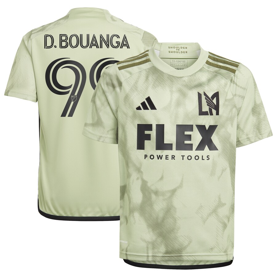 Youth LAFC Denis Bouanga adidas Green 2023 Smokescreen Replica Player Jersey - Puhuasuan