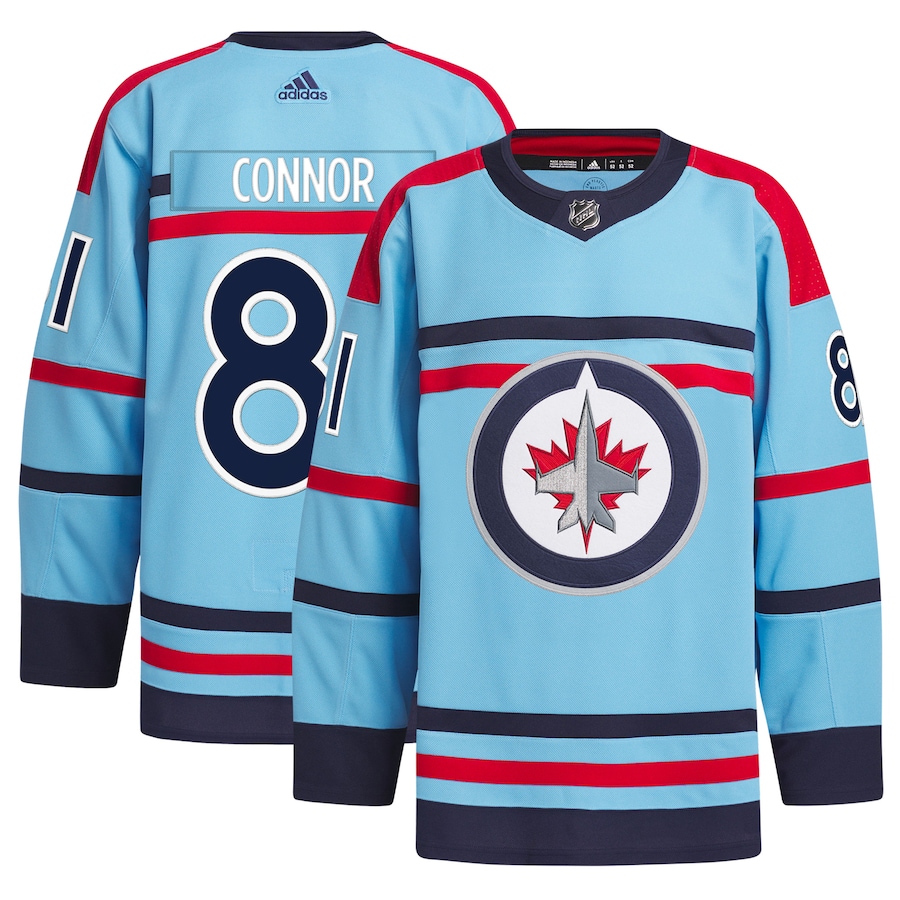 Men's Winnipeg Jets Kyle Connor adidas Light Blue Alternate Primegreen Authentic Player Jersey - Puhuasuan