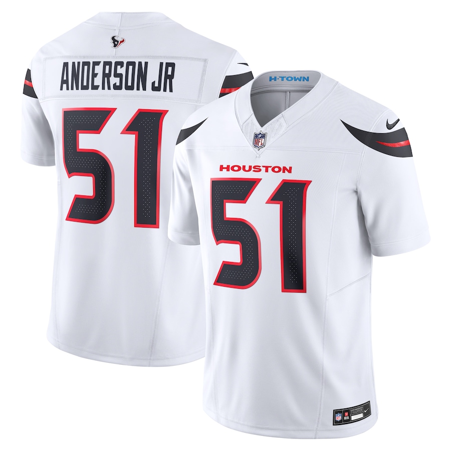 Men's Houston Texans Will Anderson Jr. Nike White Vapor F.U.S.E. Limited Jersey - Puhuasuan