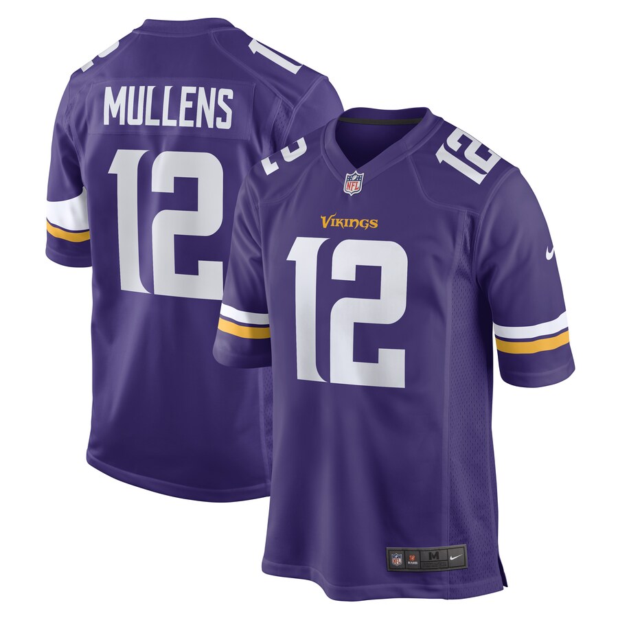 Men's Minnesota Vikings Nick Mullens Nike Purple Game Player Jersey - Puhuasuan