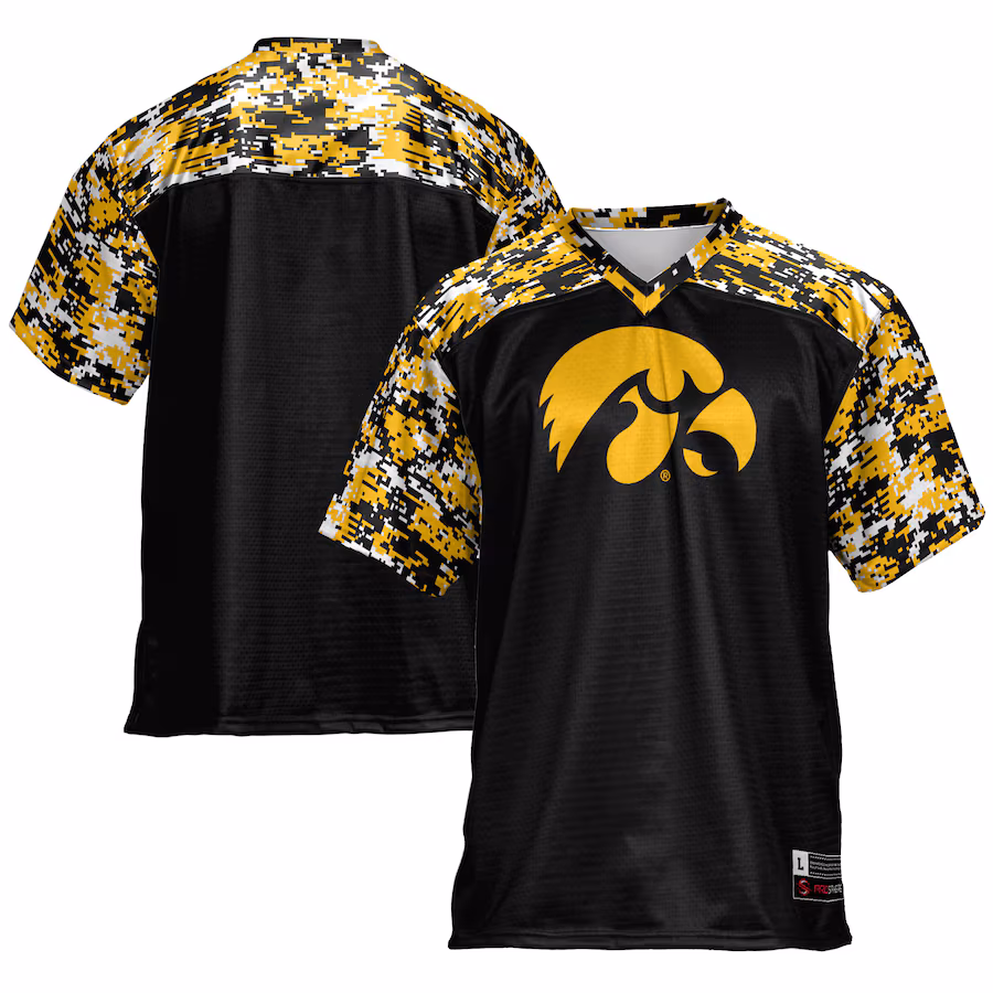 Iowa Hawkeyes GameDay Greats Football Jersey - Black - Puhuasuan