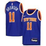Youth New York Knicks Jalen Brunson Nike Blue Swingman Jersey - Icon Edition - Puhuasuan