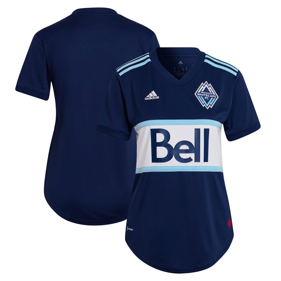Women's Vancouver Whitecaps FC adidas Blue 2022 The Hoop x This City Replica Blank Jersey - Puhuasuan