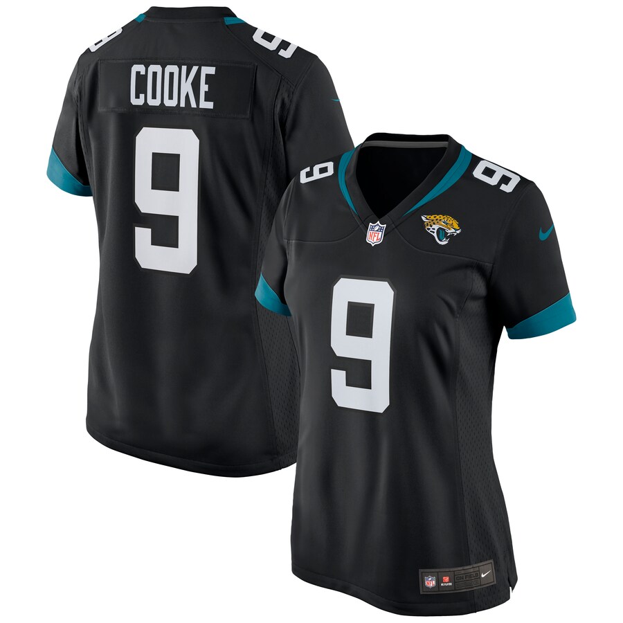 Women's Jacksonville Jaguars Logan Cooke Nike Black Game Jersey - Puhuasuan