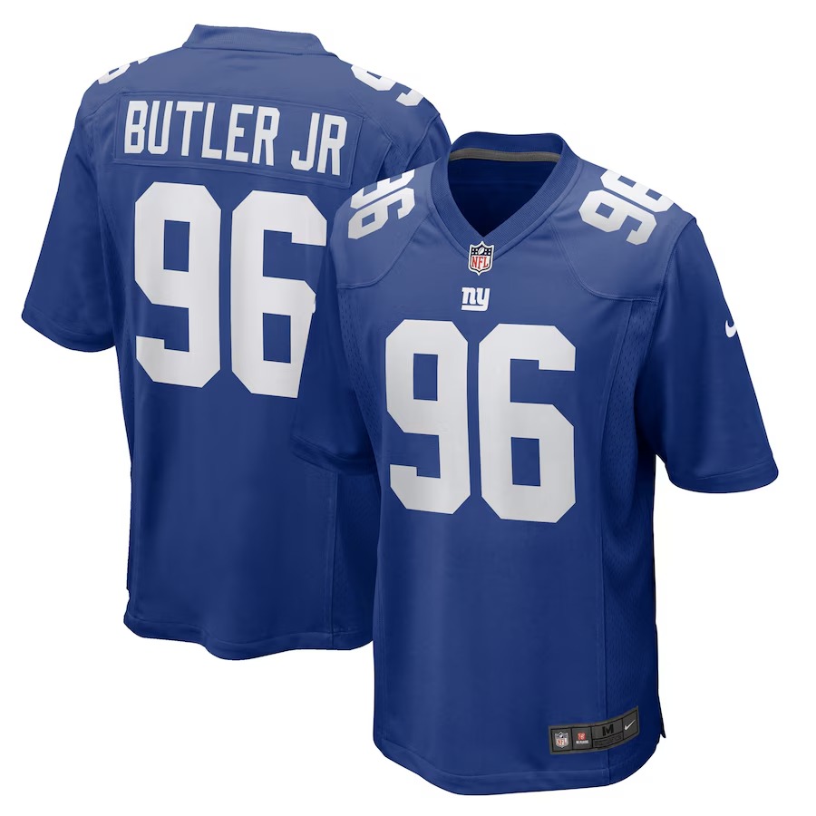Men's New York Giants Vernon Butler Jr. Nike Royal Team Game Jersey - Puhuasuan