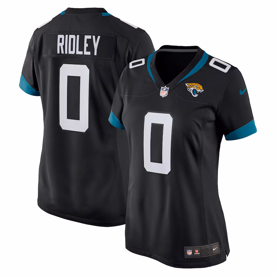 Women's Jacksonville Jaguars Calvin Ridley Nike Black Game Jersey - Puhuasuan