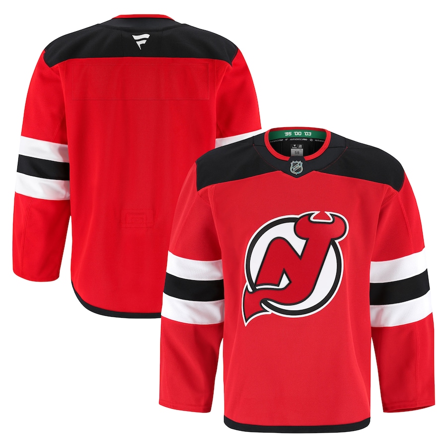 Men's New Jersey Devils Fanatics Red Home Authentic Pro Jersey - Puhuasuan