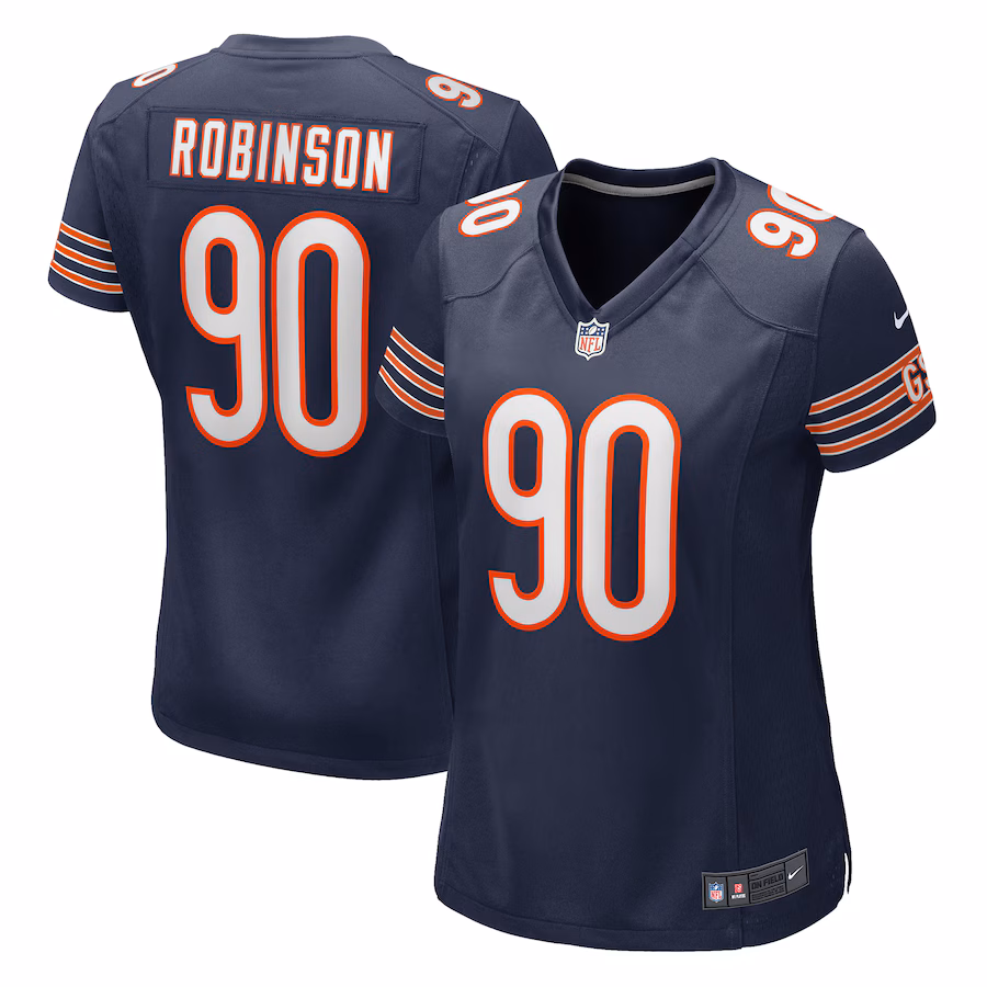 Women's Chicago Bears Dominique Robinson Nike Navy Game Jersey - Puhuasuan