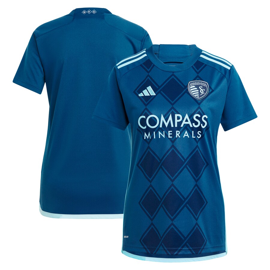 Women's Sporting Kansas City  adidas Navy 2024 Diamonds Our Forever Replica Jersey - Puhuasuan