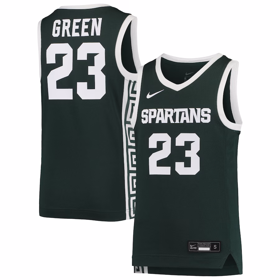 Draymond Green Michigan State Spartans Nike Youth Replica Basketball Jersey - Green - Puhuasuan