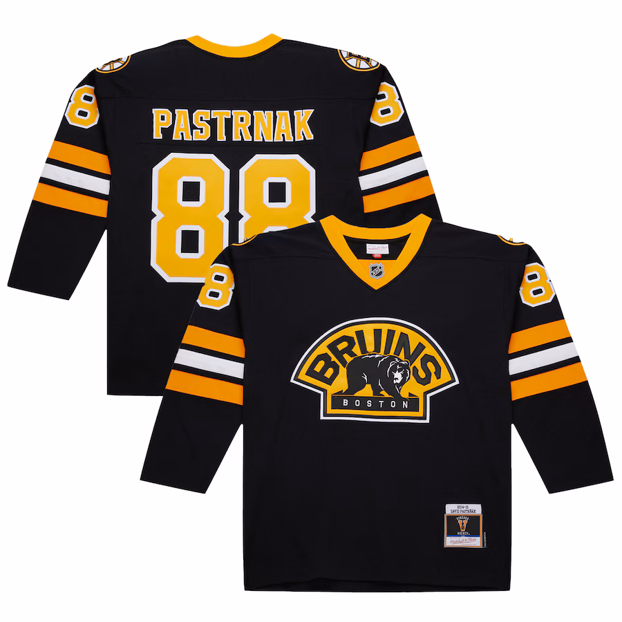 Men's Boston Bruins David Pastrnak Black 2014-15 Power Play Jersey - Puhuasuan
