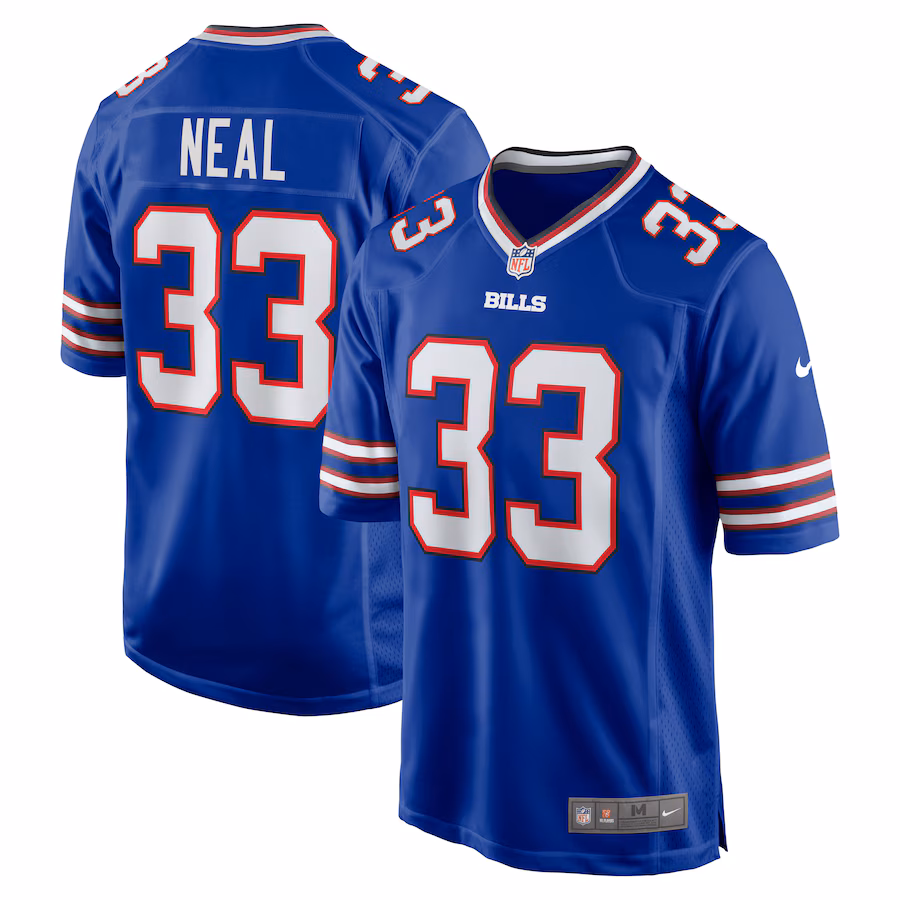 Men's Buffalo Bills Siran Neal Nike Royal Game Player Jersey - Puhuasuan