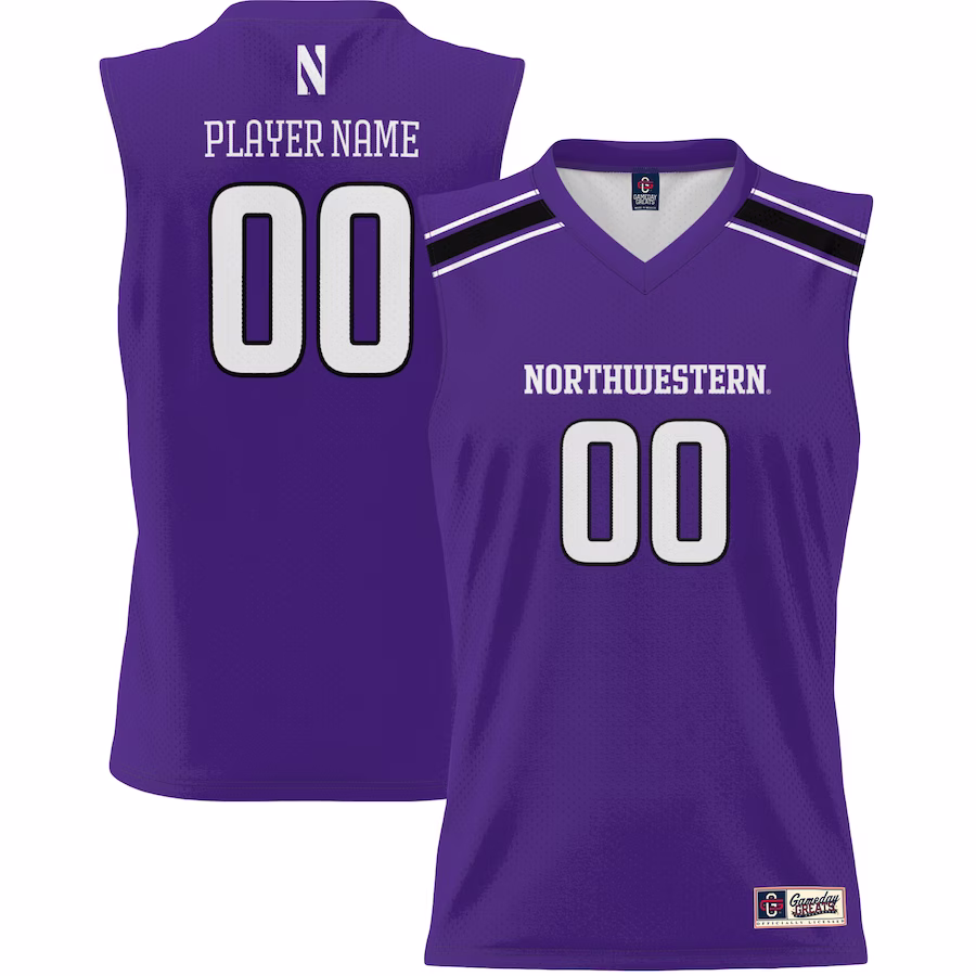 Northwestern Wildcats GameDay Greats Youth NIL Pick-A-Player Men's Basketball Jersey - Purple - Puhuasuan