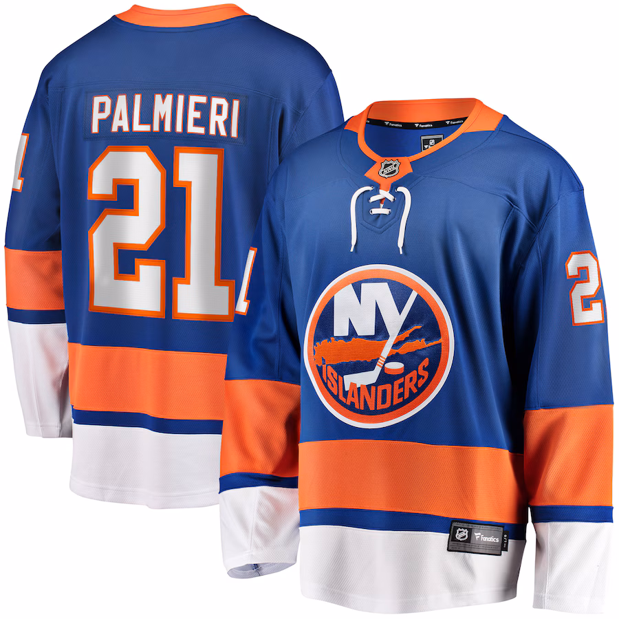Men's New York Islanders Kyle Palmieri Fanatics Royal Home Breakaway Replica Jersey - Puhuasuan