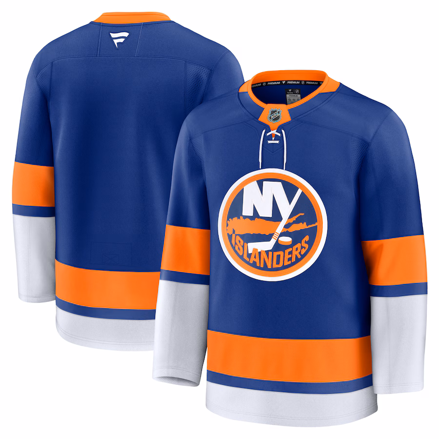 Men's New York Islanders Fanatics Royal Home Premium Jersey - Puhuasuan