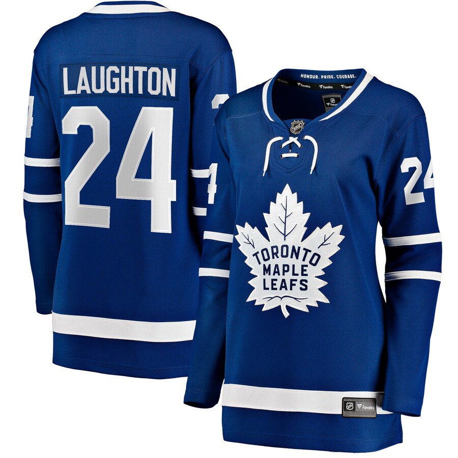Women's Toronto Maple Leafs Scott Laughton Fanatics Blue Home Breakaway Player Jersey - Puhuasuan