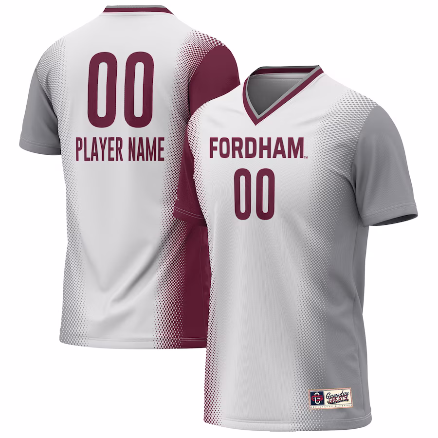 Fordham Rams GameDay Greats Unisex Pick-A-Player NIL Lightweight Soccer Jersey - White - Puhuasuan