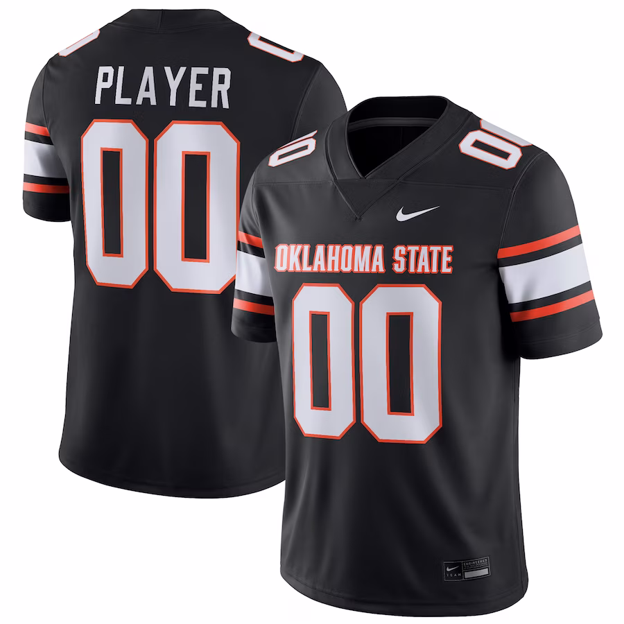 Oklahoma State Cowboys Nike  Alternate NIL Pick-A-Player Game Jersey �?Black - Puhuasuan