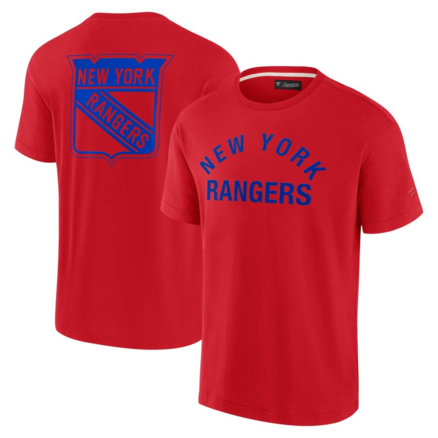 Unisex New York Rangers Fanatics Red Elements Super Soft Short Sleeve T-Shirt - Puhuasuan