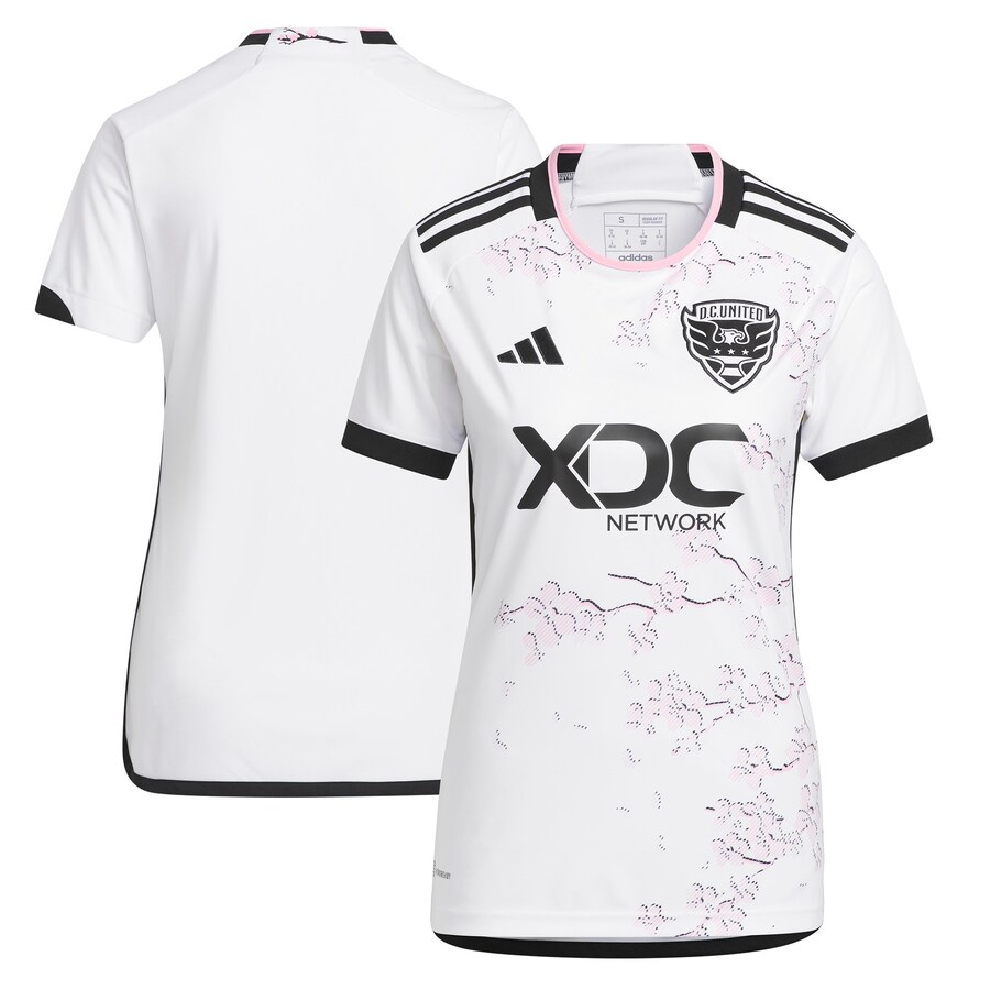 Women's D.C. United adidas White 2023 The Cherry Blossom Kit Replica Jersey - Puhuasuan
