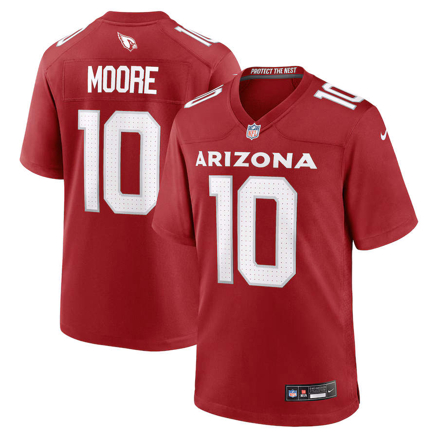 Men's Arizona Cardinals Chris Moore Nike Cardinal Team Game Jersey - Puhuasuan