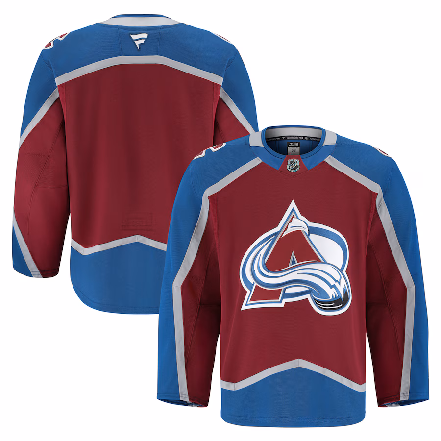 Men's Colorado Avalanche Fanatics Burgundy Home Authentic Pro Jersey - Puhuasuan