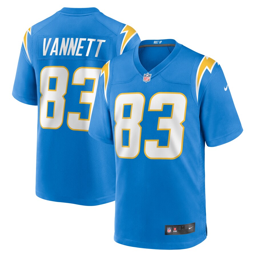 Men's Los Angeles Chargers Nick Vannett Nike  Powder Blue Team Game Jersey - Puhuasuan