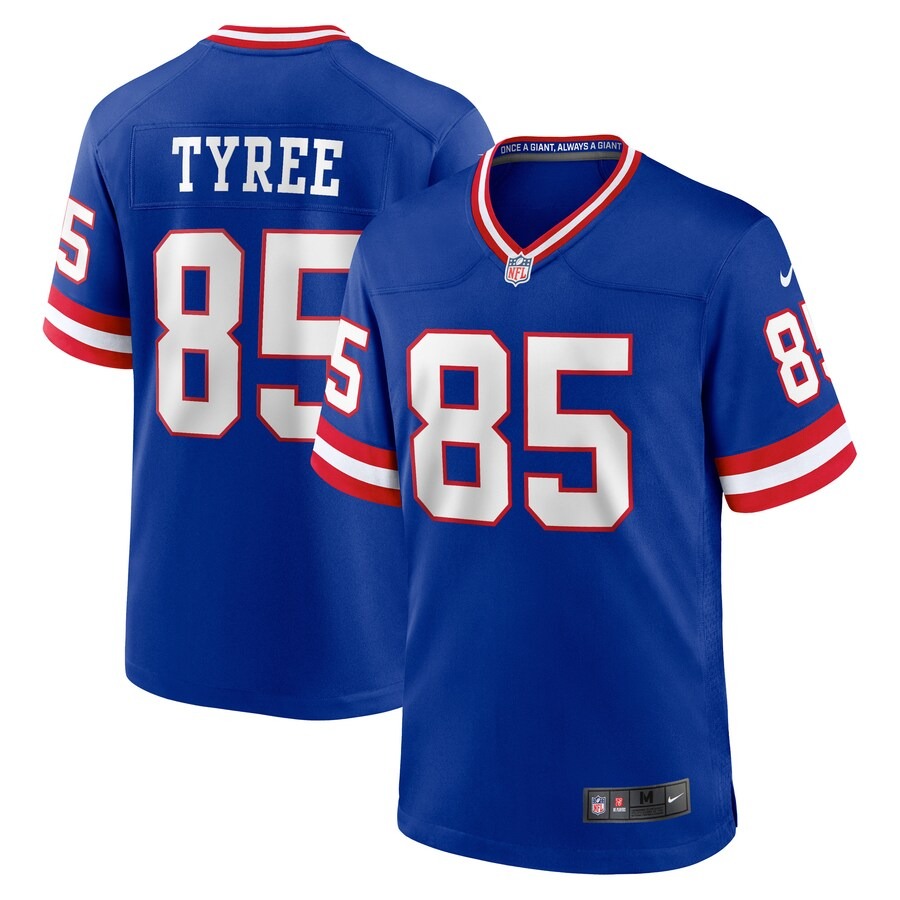 Men's New York Giants David Tyree Nike Royal Classic Retired Player Game Jersey - Puhuasuan