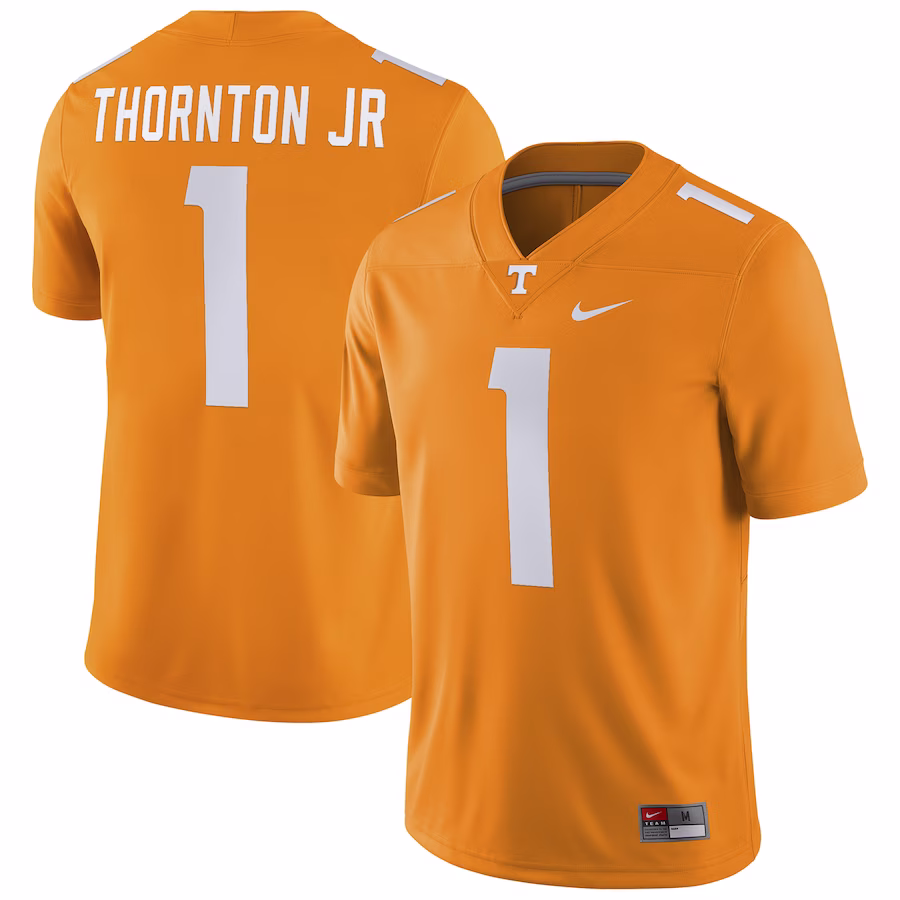 Dont'e Thornton Jr. Tennessee Volunteers Nike Player Game Jersey - Tennessee Orange - Puhuasuan