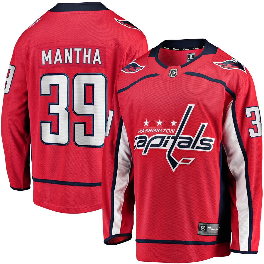 Men's Washington Capitals Anthony Mantha Fanatics Branded Red Home Premier Breakaway Player Jersey - Puhuasuan