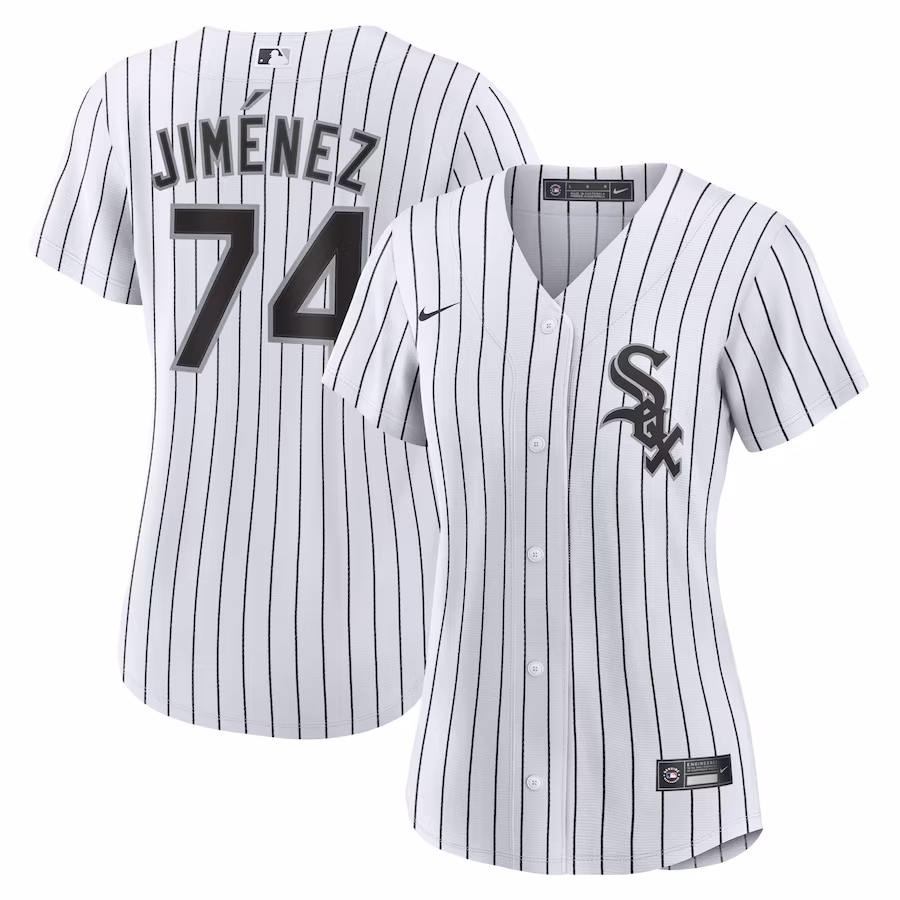 Women's Chicago White Sox Eloy Jimenez Nike White Home Replica Player Jersey - Puhuasuan