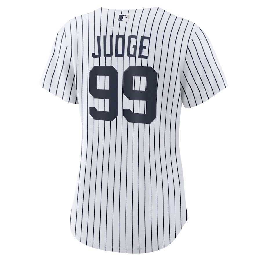 Women's New York Yankees Aaron Judge Nike White 2024 World Series Home Replica Player Jersey - Puhuasuan