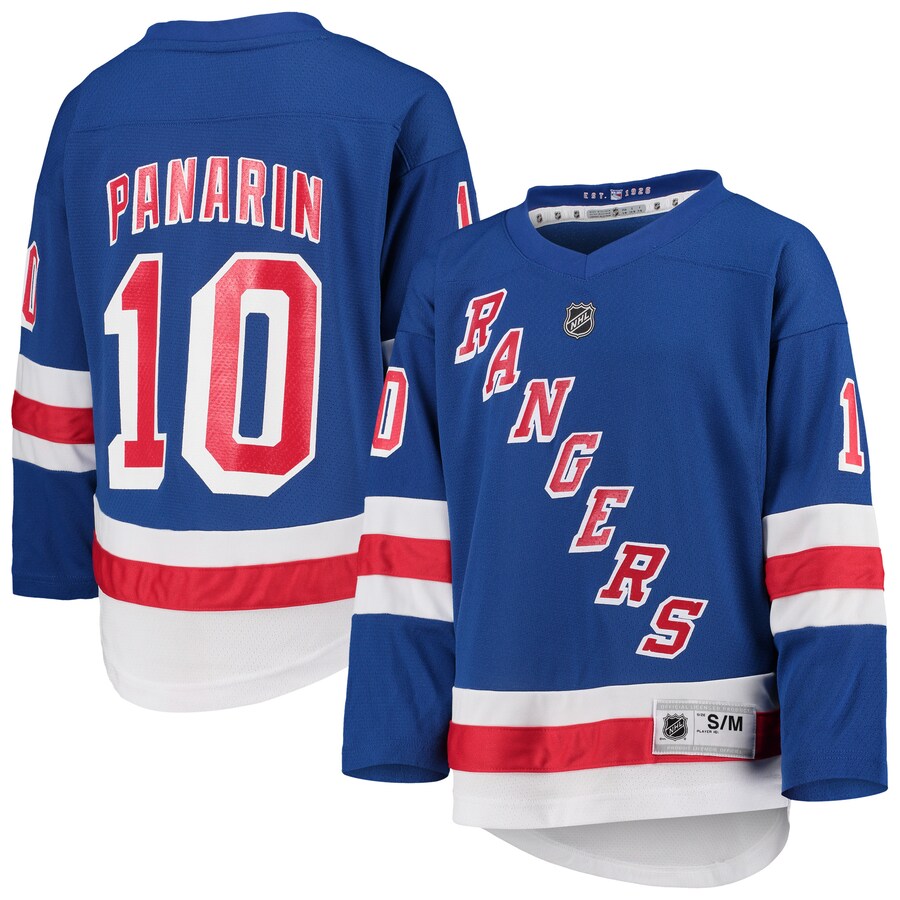 Youth New York Rangers Artemi Panarin Blue Home Replica Player Jersey - Puhuasuan