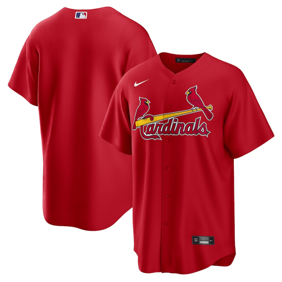 Men's St. Louis Cardinals  Nike Red Big & Tall Alternate Replica Team Jersey - Puhuasuan