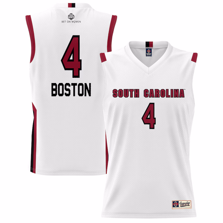 Aliyah Boston South Carolina Gamecocks GameDay Greats Unisex Lightweight Basketball Alumni Jersey - White - Puhuasuan