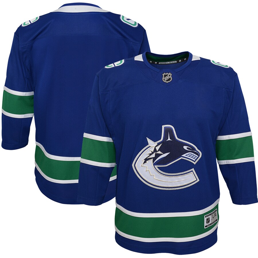 Youth Vancouver Canucks Blue Premier Jersey - Puhuasuan