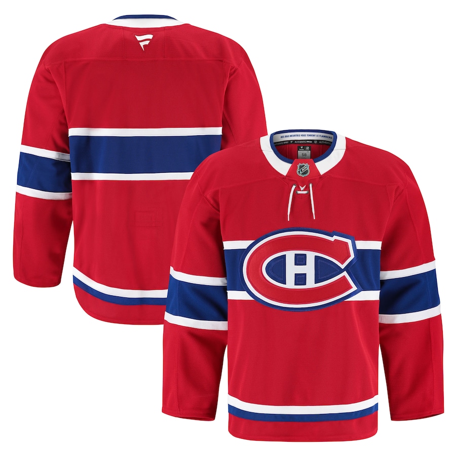 Men's Montreal Canadiens Fanatics Red Home Authentic Pro Jersey - Puhuasuan