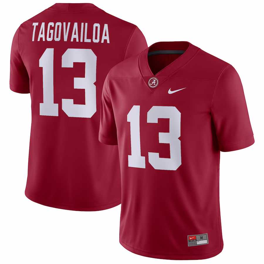 Tua Tagovailoa Alabama Crimson Tide Nike Player Game Jersey - Crimson - Puhuasuan