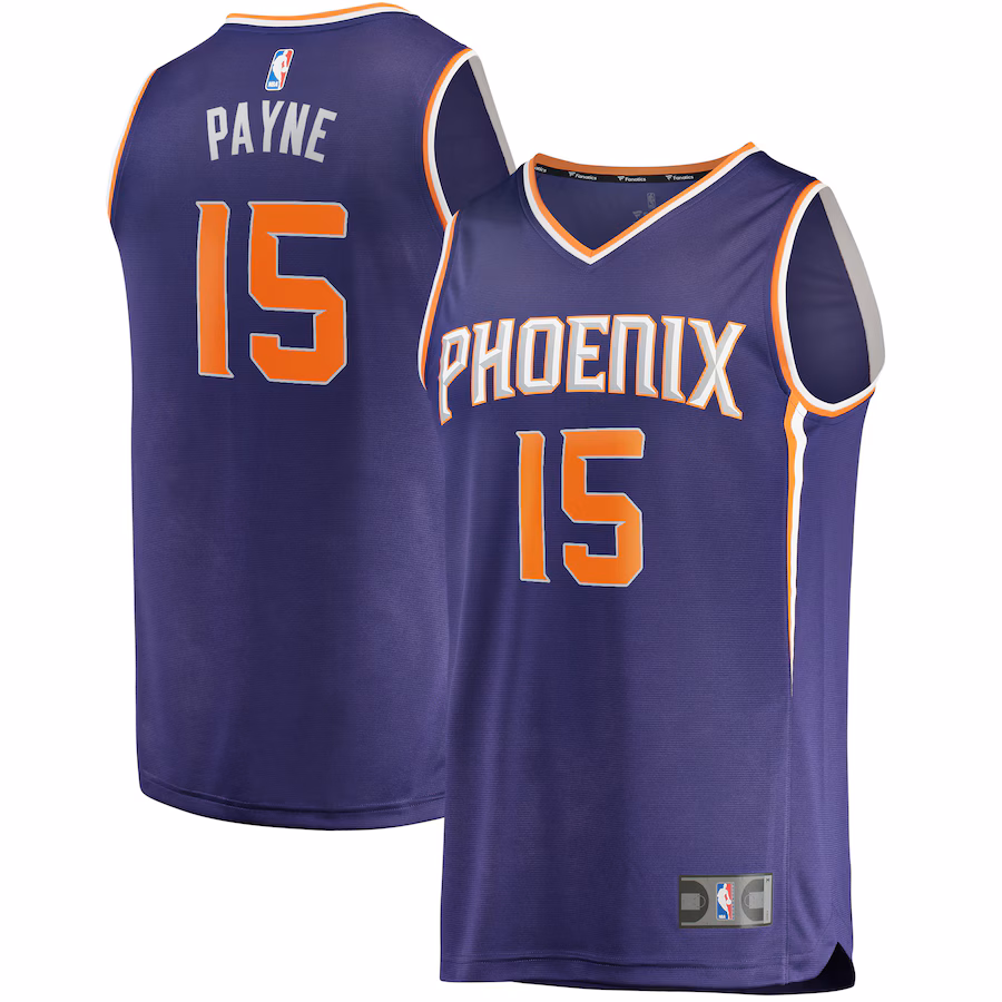 Men's Phoenix Suns Cameron Payne Fanatics Purple Fast Break Replica Jersey - Icon Edition - Puhuasuan