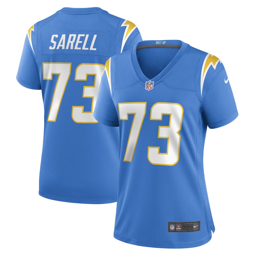 Women's Los Angeles Chargers Foster Sarell Nike Powder Blue Game Player Jersey - Puhuasuan